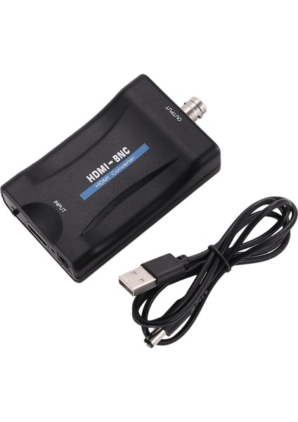 Bnc Video Ses Dönüştürücü Adaptörüne Uyumlu Pal/ntsc USB Güç Kablosu ile (Yurt Dışından)