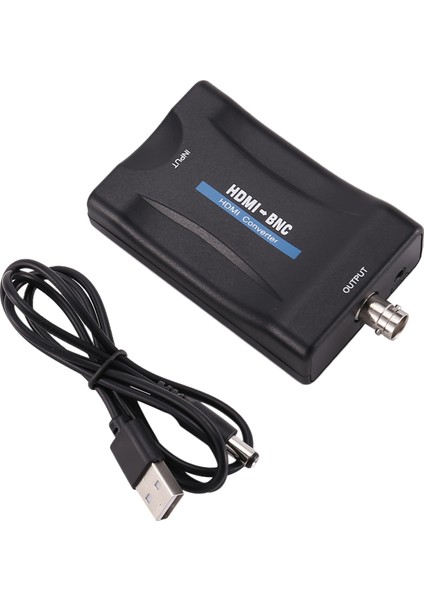 Bnc Video Ses Dönüştürücü Adaptörüne Uyumlu Pal/ntsc USB Güç Kablosu ile (Yurt Dışından)