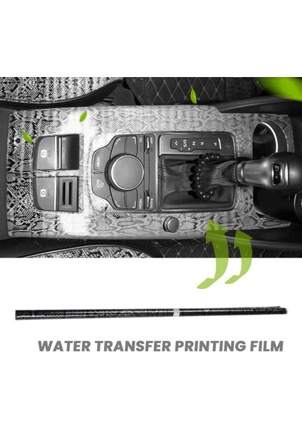 0.4X2M Su Transfer Baskı Filmi Hidrografik Hidro Daldırma Dekor Seti Yılan Derisi (Yurt Dışından)