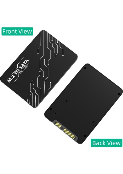 M.2 Adaptörü 2.5 Sata Muhafazasına, B & M Anahtar Tabanlı Ngff SSD Dönüştürücü 3.0 Kart Desteği 2230 2242 2260 2280 (Yurt Dışından)