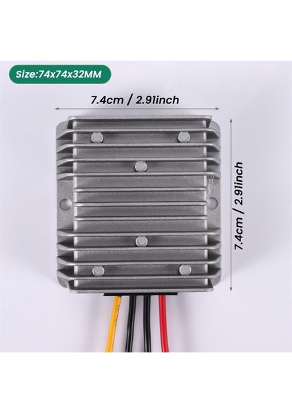 48V Dc-Dc Dönüştürücü 24V 20A Güç Kaynağı Dönüştürücü Buck Regülatörü Voltaj Trafosu (Yurt Dışından)