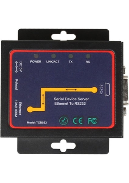Endüstriyel Modbus Seri RS232 RS485 RS422 - Ethernet Dönüştürücü Cihaz Sunucusu Rtu/udp RJ45 RS232+RS485 Konnektörü (Yurt Dışından)