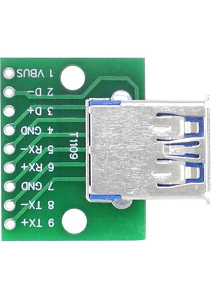 USB 3.0 Dişi Dip Pin Test Kartı Güç Adaptörü Modülü Dönüştürücü (Yurt Dışından)
