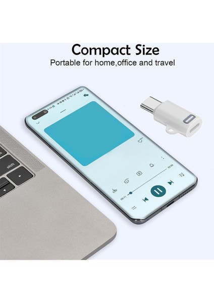 2 Adet Şarj Adaptörü, 15/15 Plus/15 Pro/15 Pro Max Için Arayüz Dişi - USB C Erkek Adaptörü (Yurt Dışından)