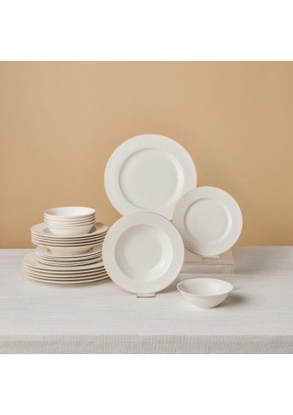 Dome Porselen 24 Parça 6 Kişilik Yemek Takımı