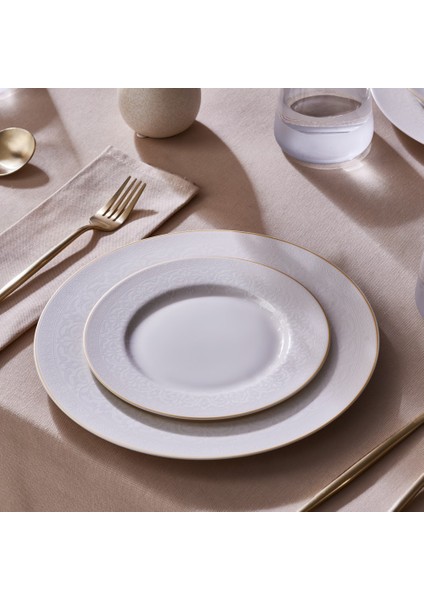 Dome Porselen 24 Parça 6 Kişilik Yemek Takımı