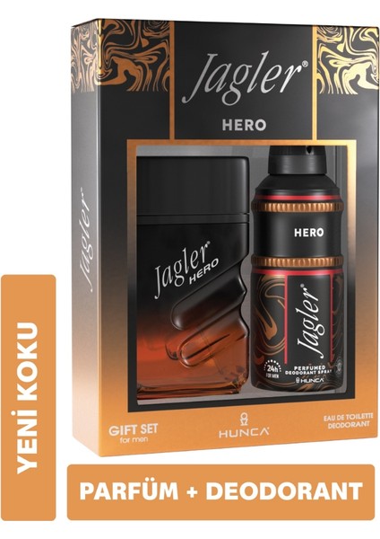 Hero Erkek Parfüm Seti (90 Ml Edt + 150 Ml Deodorant)