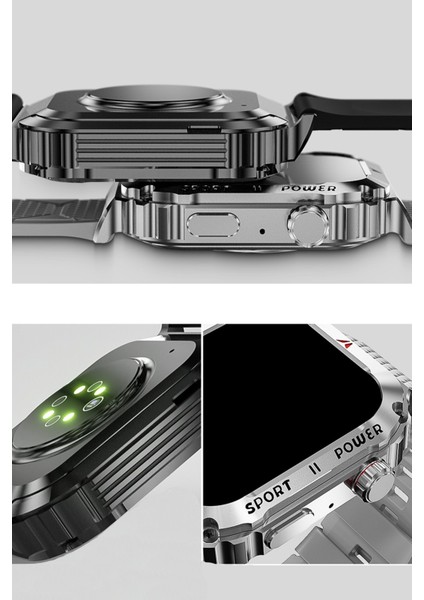 Od3 2.1 Inç IPS Ekran IP68 Su Geçirmez Konuşma ve Nfc Özellikli Akıllı Saat - Gümüş 11 modelleri