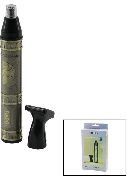 Metal Gövde2 Başlıkburun-Kulak-Yanak Kıl Tüy Alma - Favori-Ense Çizimmakinesi USB Şarjlı RD-3156 GO5060GOK111703