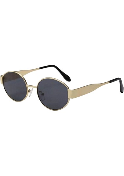 Kadınlar Için Oval Güneş Gözlüğü Erkekler Trendy Metal Çerçeve Güneş Gözlüğü Klasik Tonlarlens RENGI:TY1096-GRI (Yurt Dışından)