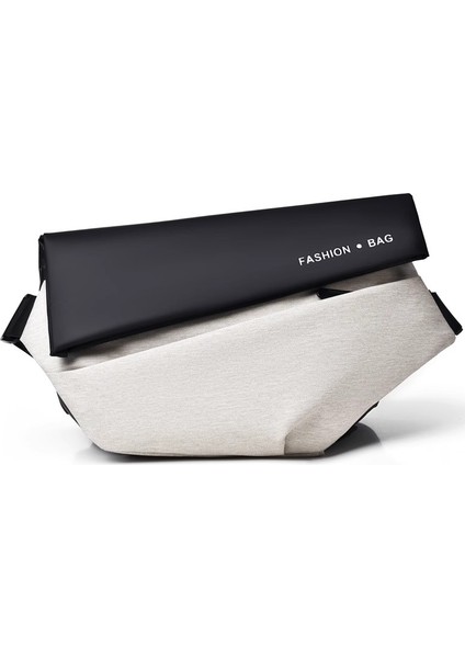 Moda Markası Erkek Fonksiyonel Haberci Çantası Su Geçirmez ipad Çok Fonksiyonlu Göğüs Çantası Erkek Hafif Motosiklet Trendi Havalı Omuz Sırt Çantası (Yurt Dışından)