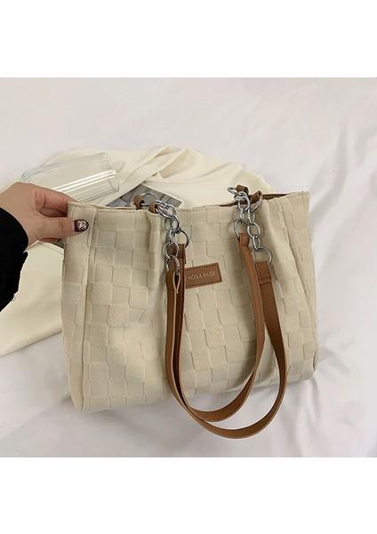 New Style Trendy Large Capacity Shoulder Bag For Women, Fashionable And Versatile Casual Hand-Held Commuter Bag (Yurt Dışından)