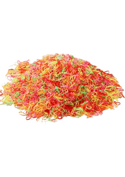 500PCS/SET Kızlar Renkli Elastik Elastik Tek Kullanımlık Yumuşak Kauçuk Bant Saç Kravat Kafa Bandı Çocuk At Kuyruğu Tutucu Grupları Çocuk Aksesuarları Renk: 2552-4X500 (Yurt Dışından)