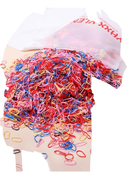 500PCS/SET Kızlar Renkli Elastik Elastik Tek Kullanımlık Yumuşak Kauçuk Bant Saç Kravat Kafa Bandı Çocuk Ponytail Tutucu Grupları Çocuklar Accessoriescolor: 2552-5X500 (Yurt Dışından)