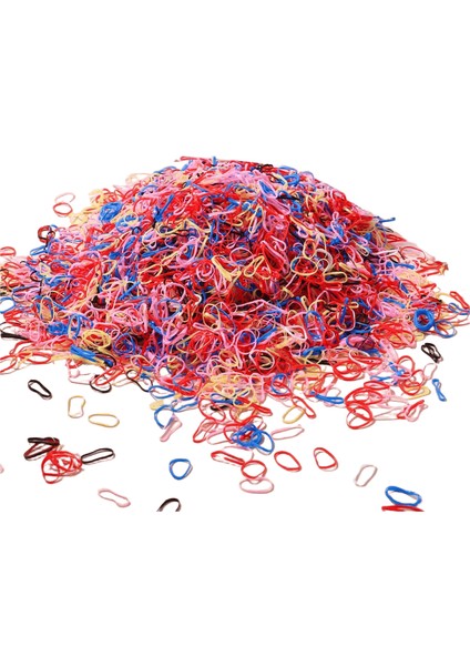 500PCS/SET Kızlar Renkli Elastik Elastik Tek Kullanımlık Yumuşak Kauçuk Bant Saç Kravat Kafa Bandı Çocuk Ponytail Tutucu Grupları Çocuklar Accessoriescolor: 2552-5X500 (Yurt Dışından)