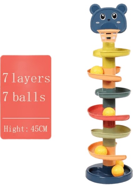 Montessori Bebek Oyuncak Haddeleme Topu Çocuklar Montessori Eğitim Oyunları Bebekler Için Yok Bebek Geliştirme Oyuncakları Çocuk Renk: ST777 (Yurt Dışından)