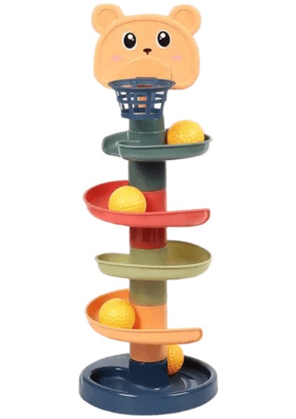 Montessori Bebek Oyuncak Haddeleme Topu Çocuklar Montessori Eğitim Oyunları Bebekler Için Yok Tayını Bebek Geliştirme Oyuncakları Çocuk Renk: ST776 (Yurt Dışından)