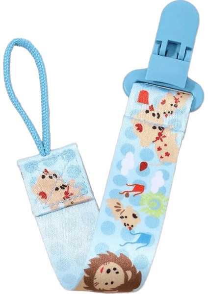 1pcs Sabit Düğme Bebek Karikatür Emziği Klipsleri Zincirler Şerit Yatıştırıcı Zincirler Anti-Damla Toka Kayışı Emzik Için Bebek Besleme Hediye Rengi: 3825-7 (Yurt Dışından)