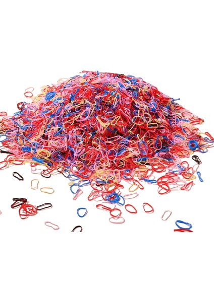 500PCS/SET Kızlar Renkli Elastik Elastik Tek Kullanımlık Yumuşak Kauçuk Bant Saç Kravat Kafa Bandı Çocuk Ponytail Tutucu Grupları Çocuklar Accessoriescolor: 2552-5X500 (Yurt Dışından)