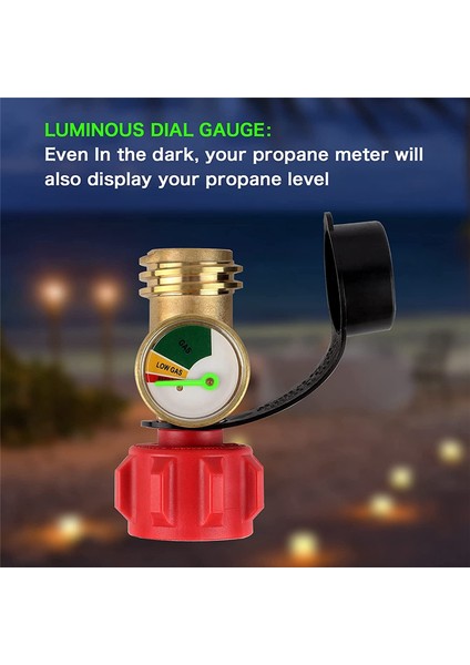 Propan Tankı Ölçer Seviye Göstergesi Kaçak Dedektörü Gaz Basınç Ölçer, Izgara, Fener, Isıtıcı Için Evrensel (Yurt Dışından) fırsatları