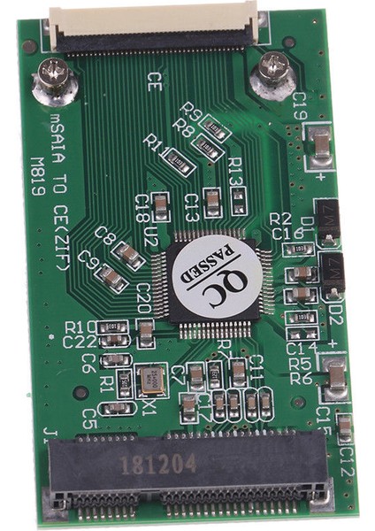 Mini Msata Pci-E 1.8 Inç Ssd'den 40 Pin Zif Ce Kablo Adaptörü Dönüştürücü Kartı (Yurt Dışından)