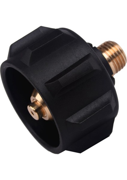 Qcc1 Propan Adaptörü Gaz Regülatörü Vana Bağlantı Parçası Somun ve 1/4 Inç Erkek Boru Dişli (Yurt Dışından)