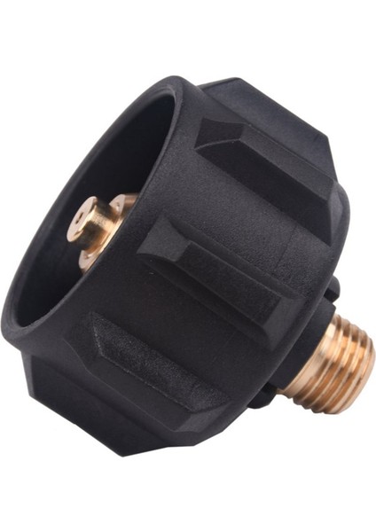 Qcc1 Propan Adaptörü Gaz Regülatörü Vana Bağlantı Parçası Somun ve 1/4 Inç Erkek Boru Dişli (Yurt Dışından)