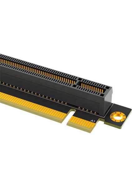 Pcı-E 16X 3.0 90 Derece Ters Erkekten Dişi Yükseltici Kart 1u Sunucu Için (Kurulum Yönü Cpu'ya Doğru) (Yurt Dışından)