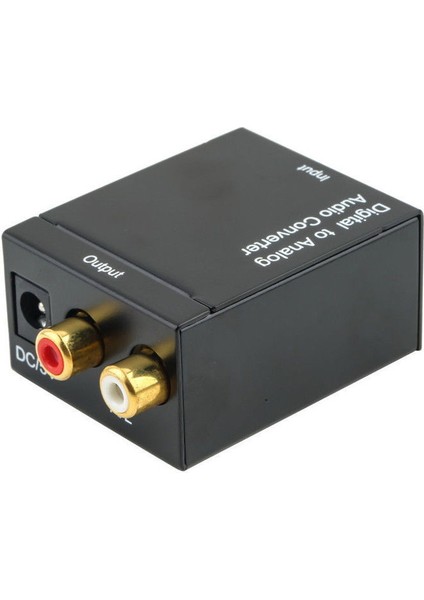 Dijital Optik Toslink Spdıf Koaksiyel - Analog Ses Dönüştürücü Adaptör Fiber Kablo ile (Yurt Dışından)
