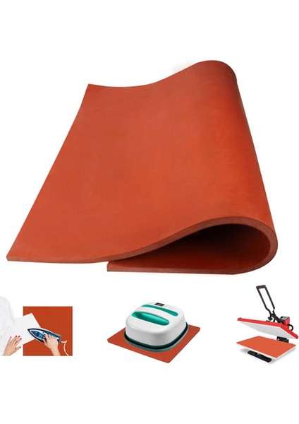 12X15 Inç Silikon Isı Pres Matı Pedi 0.3 En Kalın Süblimasyon Makine Düz (Yurt Dışından) fiyatları