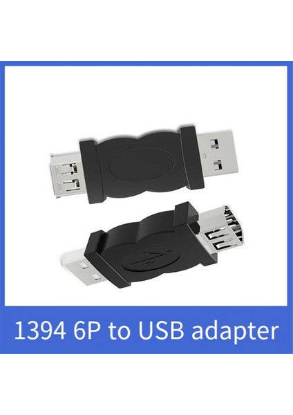 Usb'den 1394 6p Konnektör Firewire Çok Işlevli Taşınabilir Kullanışlı 6 Pin Erkek Dönüştürücü (Yurt Dışından)