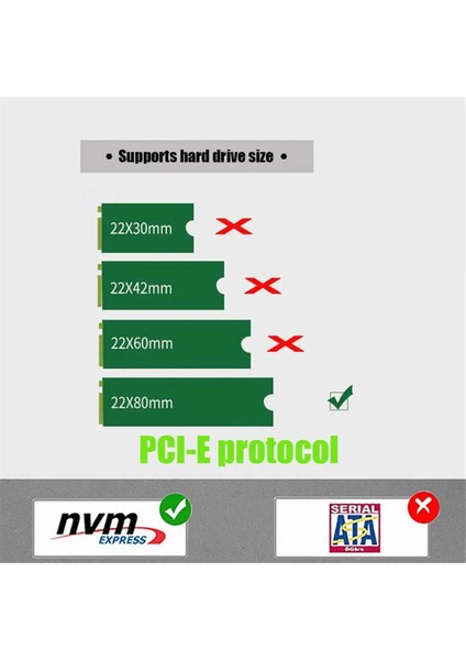 Ally M.2 Nvme Transfer Kartı 2280 Pcıe 4.0 Için Modifiye M2 Sabit Disk Oyun Aksesuarları (Yurt Dışından)