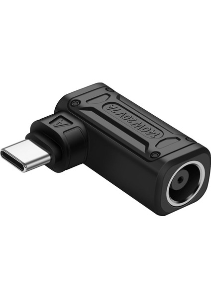 Pd 140W Dc Tip C Güç Şarj Adaptörü Dişi Giriş USB Erkek Konnektör Telefon, Tablet, Dizüstü Bilgisayar Için (A) (Yurt Dışından)