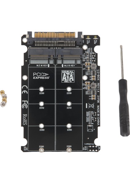 2'si 1 Arada M.2 Nvme Sata U2PCB Nvme SSD Anahtarı Mb'den U.2 SFF-8639 Adaptörü Pcıe M2 Dönüştürücü Masaüstü Bilgisayar Parçaları (Yurt Dışından)
