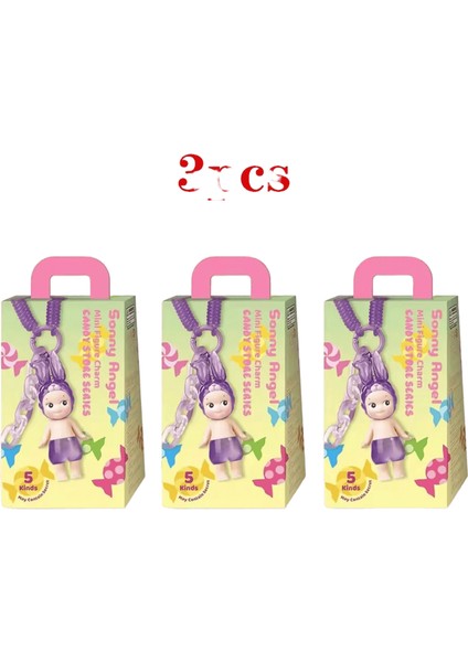 Sonny Angel Doll Şeker Ev Serisi Kör Kutu Sevimli Bebek Anahtarlık Kolye Trendy El Yapımı Kadın Doğum Günü Hediyesi Renk: Rastgele 3 Adet (Yurt Dışından)