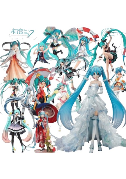 Hatsune Miku El Yapımı Kör Kutu Denizkızı Karikatür Çevreleyen Antika Kız Süsler Dekoratif Tatil Hediye Bebek Renk: Kör Kutu / Boyut: 15CM (Yurt Dışından)