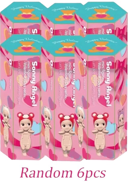 Sonny Angel Kör Kutu Sevimli Hayvanlar Mini Figür Gizem Kutusu Sevimli Bebekler Araba Telefonu Dekorasyonu Şanslı Sürpriz Noel Hediyeleri Renk: 6 Adet (Yurt Dışından)