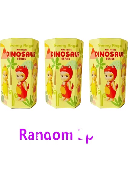Sonny Angel Kör Kutu Dinozor Hippers Serisi Anime Figürleri Süsler Seul Çilek Bebek Hayranları Çocuk Noel Hediyeleri Renk: Rastgele 3 Adet (Yurt Dışından)