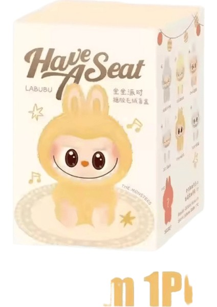 Labubu Kawaii Koltuk Serisi Pvc Kolye Bebek Modeli Canavar Anahtarlık (Yurt Dışından)