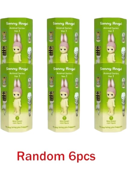 Sonny Angel Generation Kör Kutu Hayvan Ayakta Mini Anime Karakter Aksesuarları Bebek Noel Hediyesi Çocuklar Için Doğum Günü Hediyesi Renk: Rastgele6 Adet (Yurt Dışından)