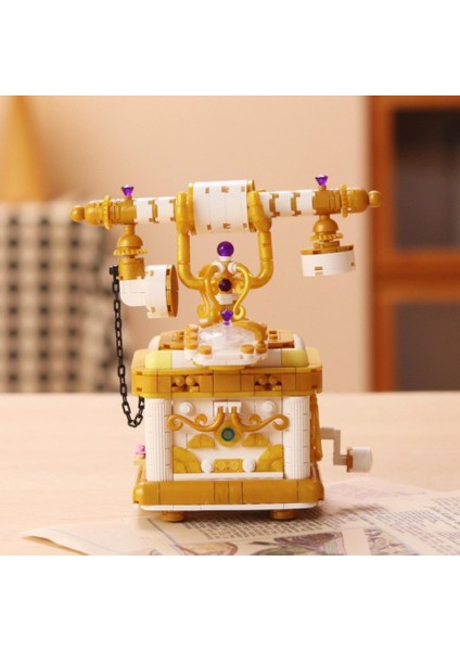 Vintage Kamera Model Yapı Taşları Çocuk Eğitici Puzzle Yapı Taşları Model Oyuncaklar (Yurt Dışından)