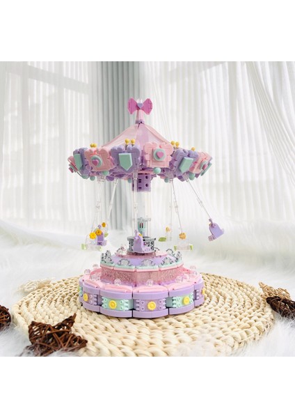 Sokak Sahnesi Yapı Taşları Puzzle Montajı Çocuk Oyuncakları Kulübe Modeli Süsler (Yurt Dışından)