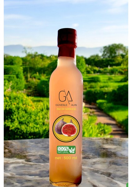 Doğal Ev Yağımı İncir Sirkesi 500 ml