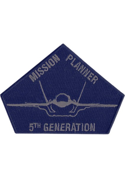 Aplike Ütü Ile Yapışan Mission Planner Lacivert Arma 6 cm