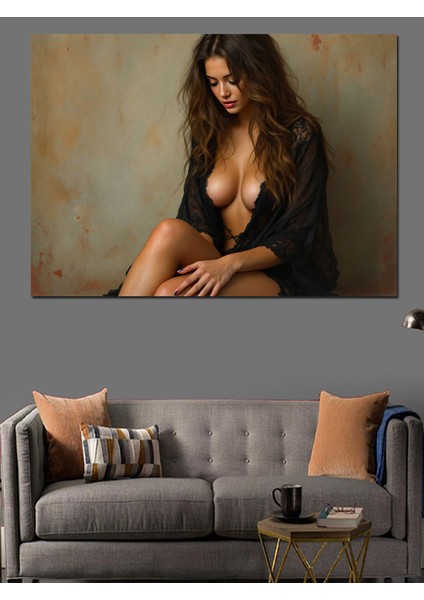 Sensual Kadın Portresi Dekoratif Tablo fiyatları
