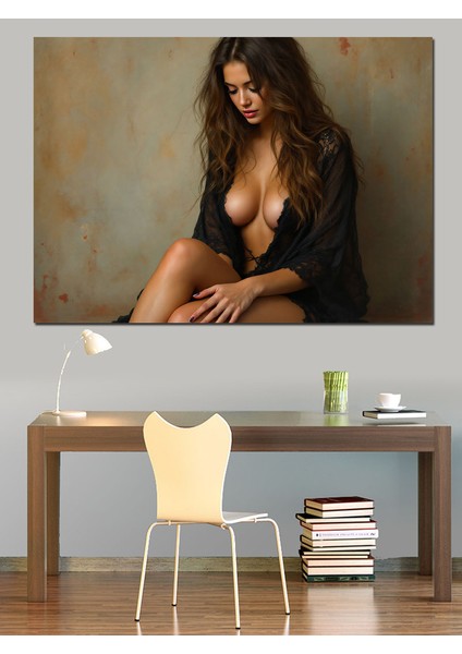 Sensual Kadın Portresi Dekoratif Tablo modelleri