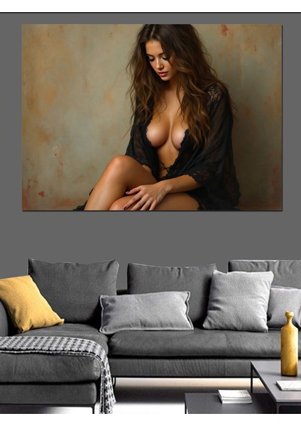 Sensual Kadın Portresi Dekoratif Tablo fırsatları