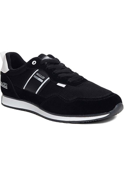 Bugatti Deri Anorak Anatomik Erkek Sneaker Siyah Beyaz