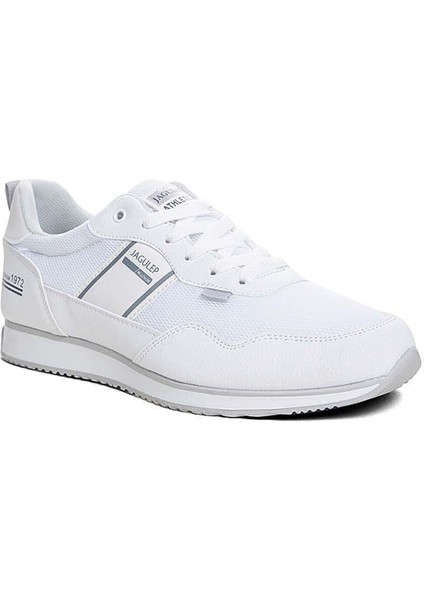 Bugatti Deri Anorak Anatomik Erkek Sneaker Beyaz Buz