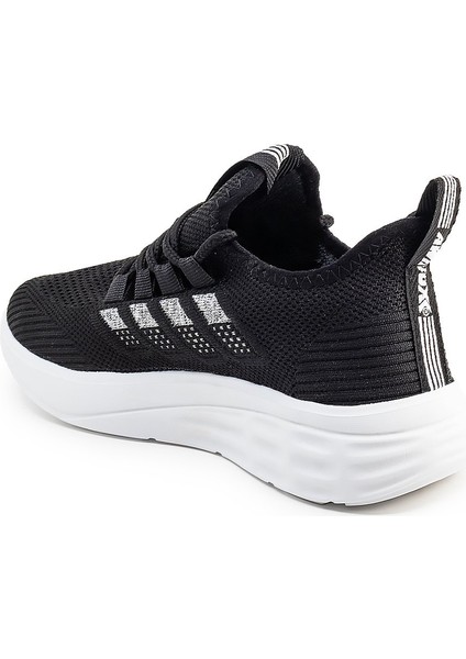 910-25 Triko Anatomik Erkek Sneaker Siyah Beyaz modelleri